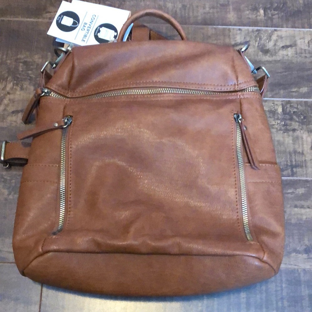 Vegan Leather Backpack